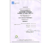 ISO/TS 16949:2009 Certificate